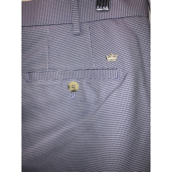 Peter Millar Shorts Mens‎ 38 Houndstooth Golf Chino Performance Crown Sport - Picture 5 of 7